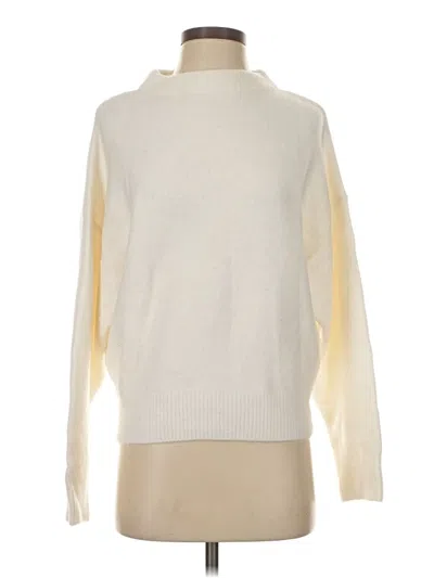 Pre-owned Zara Turtleneck Sweater In White