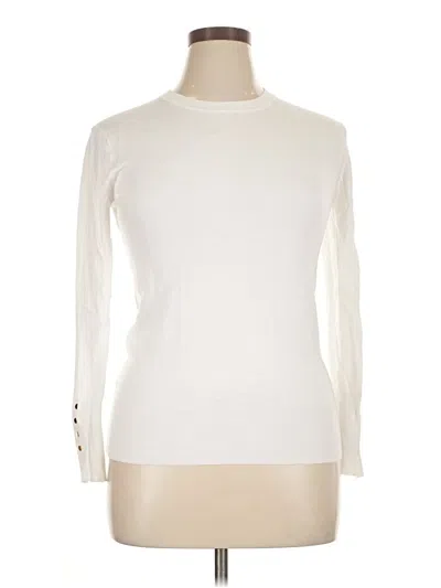 Pre-owned Zara Turtleneck Sweater In White