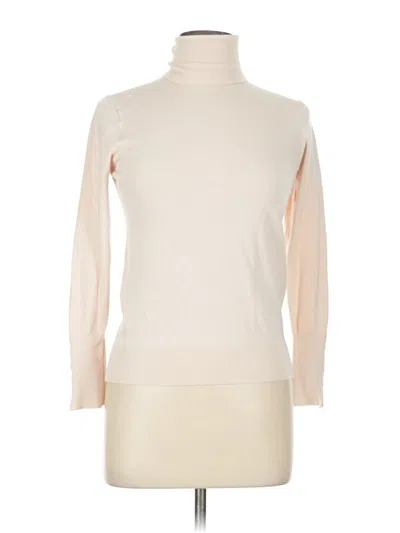 Pre-owned Zara Turtleneck Sweater In White