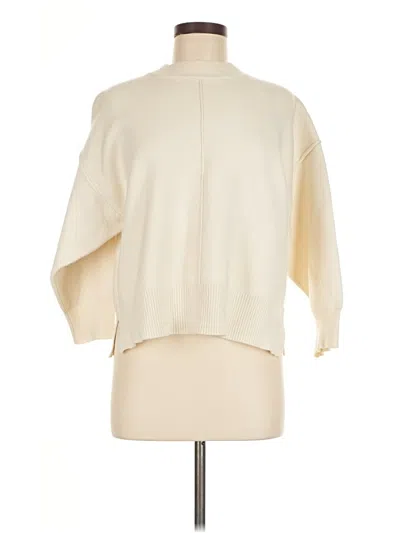 Pre-owned Zara Turtleneck Sweater In White