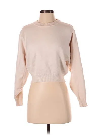 Pre-owned Zara Turtleneck Sweater In White