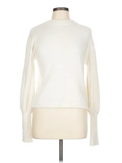 Pre-owned Zara Turtleneck Sweater In White