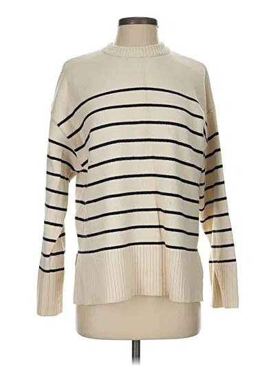 Pre-owned Zara Turtleneck Sweater In White