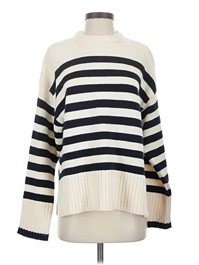 Pre-owned Zara Turtleneck Sweater In White