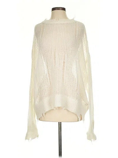 Pre-owned Zara Turtleneck Sweater In White