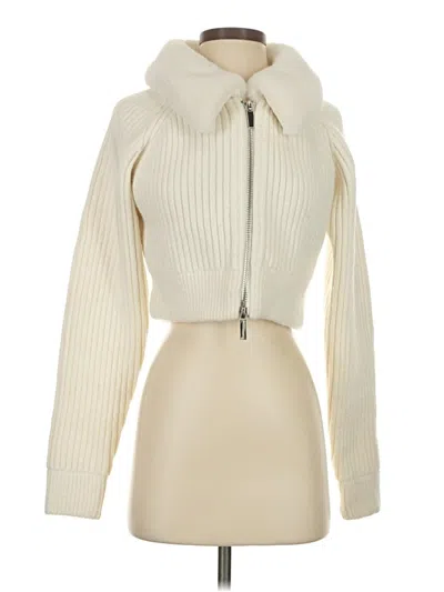 Pre-owned Zara Turtleneck Sweater In White