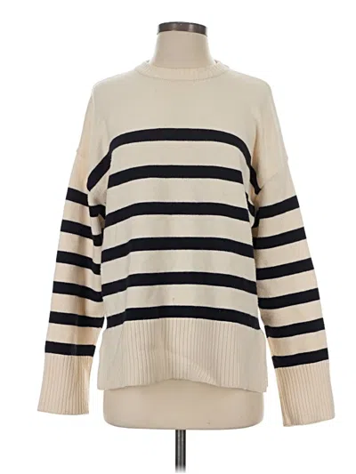 Pre-owned Zara Turtleneck Sweater In White