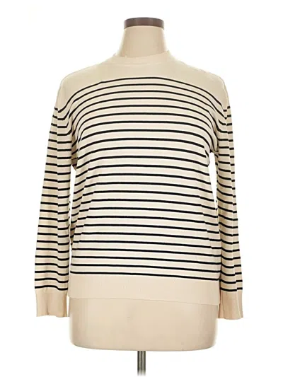 Pre-owned Zara Turtleneck Sweater In White