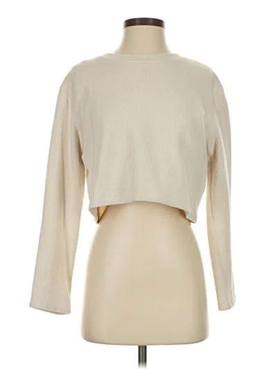 Pre-owned Zara Turtleneck Sweater In White
