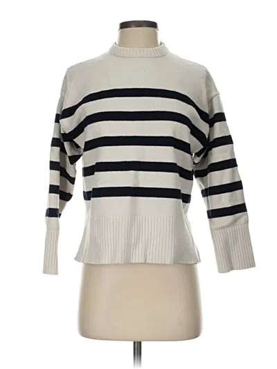 Pre-owned Zara Turtleneck Sweater In White