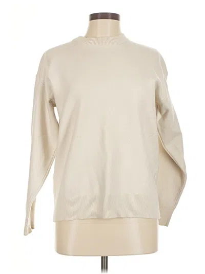 Pre-owned Zara Turtleneck Sweater In White