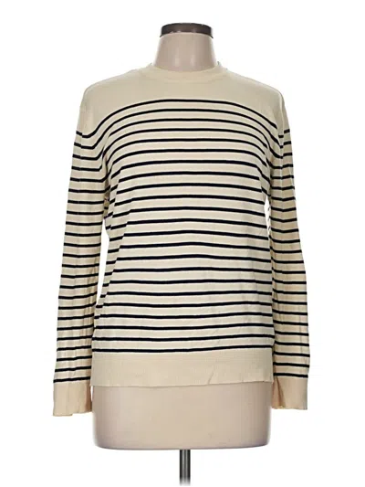 Pre-owned Zara Turtleneck Sweater In White