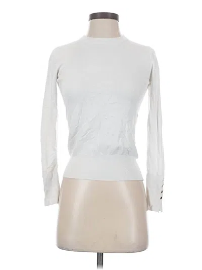 Pre-owned Zara Turtleneck Sweater In White