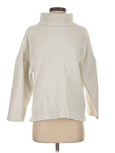 Pre-owned Zara Turtleneck Sweater In White