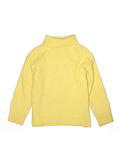 Pre-owned Zara Kids' Turtleneck Sweater In Yellow