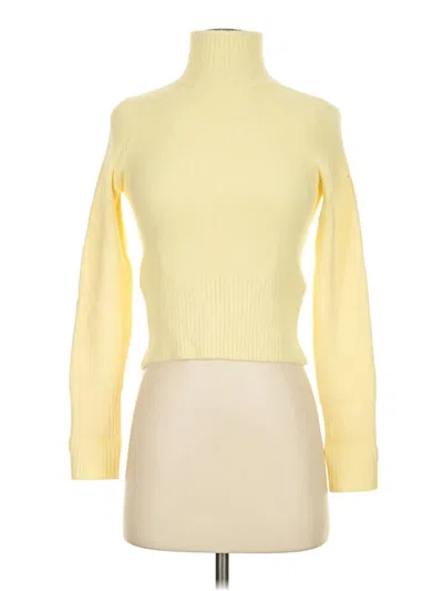 Zara Turtleneck Sweater In Yellow