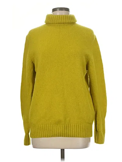 Pre-owned Zara Turtleneck Sweater In Yellow