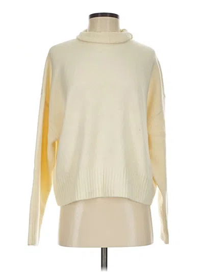 Pre-owned Zara Turtleneck Sweater In Yellow