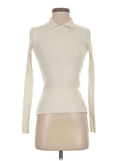 Pre-owned Zara Turtleneck Sweater In Yellow