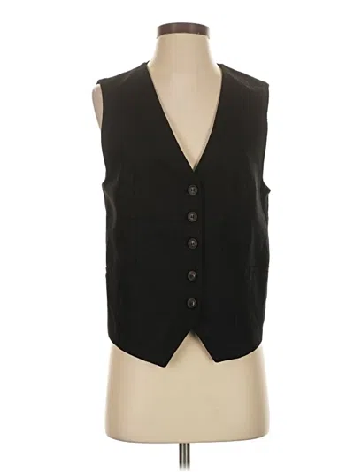 Pre-owned Zara Tuxedo Vest In Black