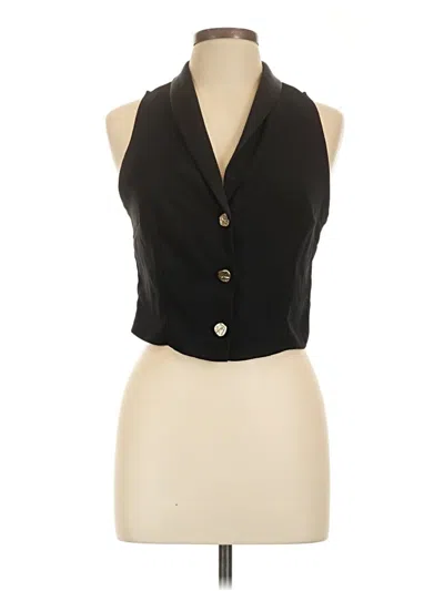 Pre-owned Zara Tuxedo Vest In Black