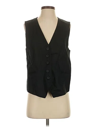 Pre-owned Zara Tuxedo Vest In Black