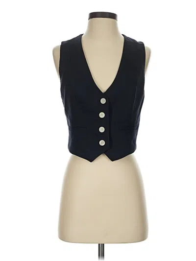 Pre-owned Zara Tuxedo Vest In Black