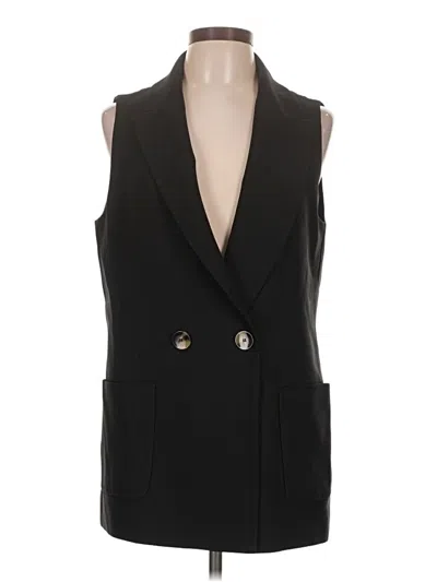 Pre-owned Zara Tuxedo Vest In Black