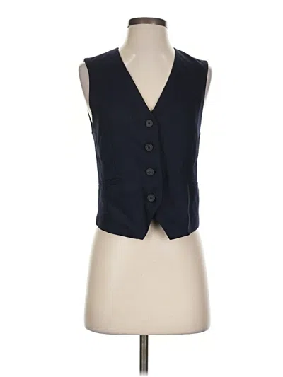 Pre-owned Zara Tuxedo Vest In Blue