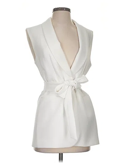 Pre-owned Zara Tuxedo Vest In Ivory