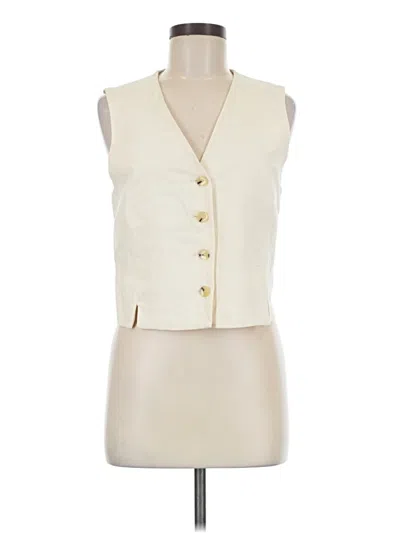 Zara Tuxedo Vest In Neutral