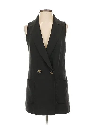Pre-owned Zara Vest In Black