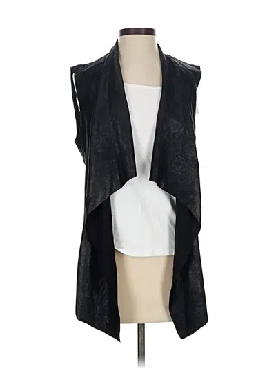 Pre-owned Zara Vest In Black