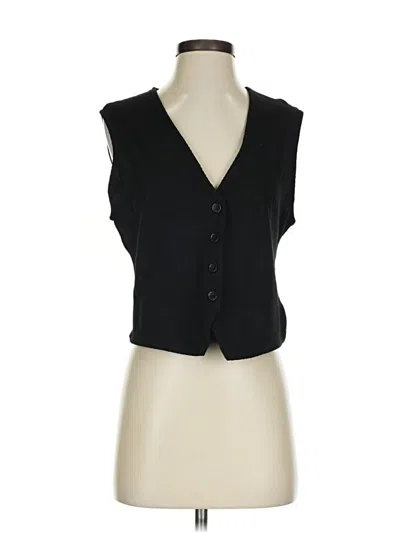 Pre-owned Zara Vest In Black