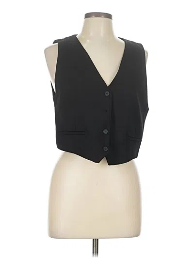 Pre-owned Zara Vest In Black