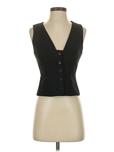 Pre-owned Zara Vest In Black