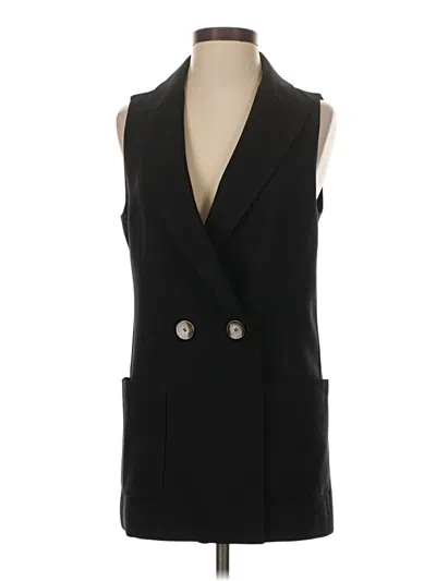 Pre-owned Zara Vest In Black