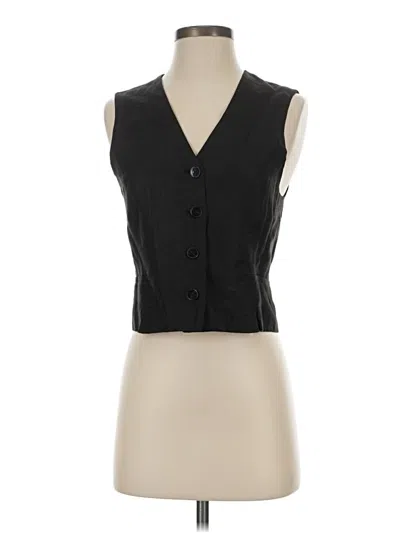 Pre-owned Zara Vest In Black