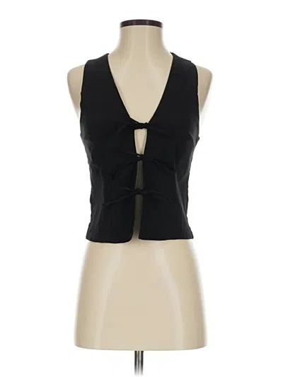 Pre-owned Zara Vest In Black