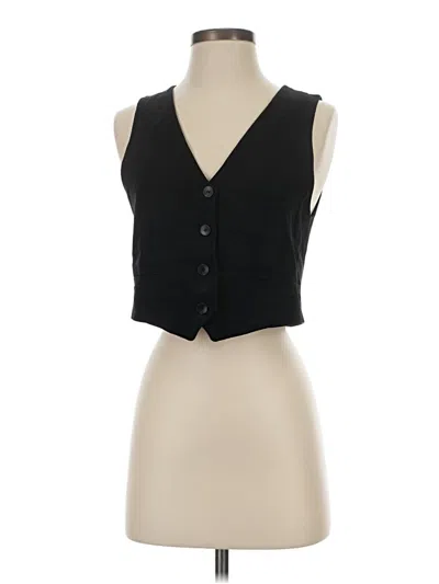 Pre-owned Zara Vest In Black