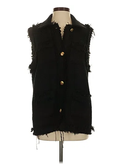 Pre-owned Zara Vest In Black