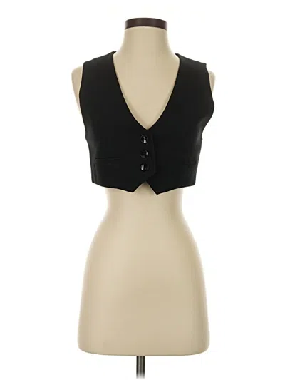 Pre-owned Zara Vest In Black