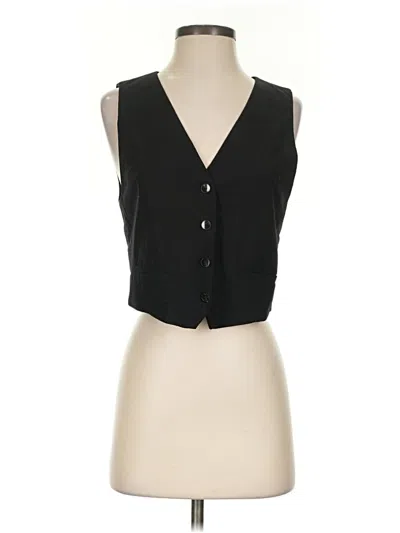 Pre-owned Zara Vest In Black