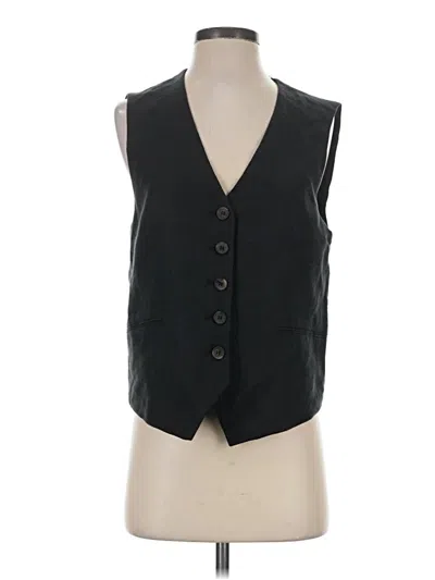 Pre-owned Zara Vest In Black