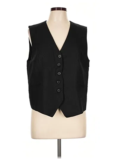 Pre-owned Zara Vest In Black