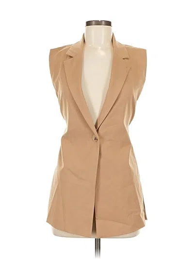 Pre-owned Zara Vest In Brown