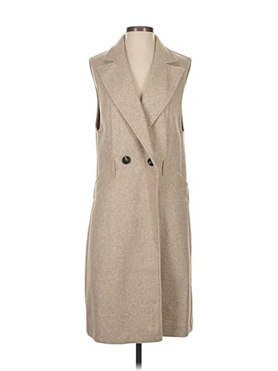 Pre-owned Zara Vest In Brown