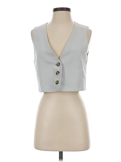 Pre-owned Zara Vest In Gray