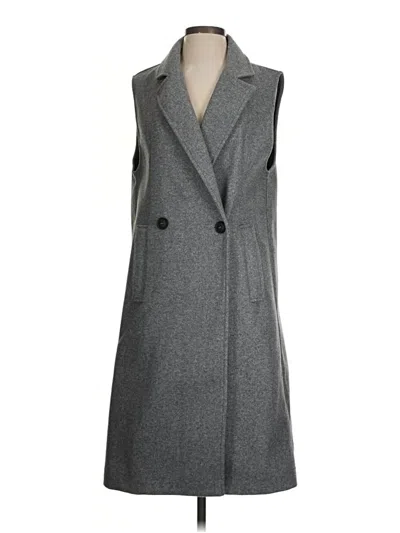 Pre-owned Zara Vest In Gray