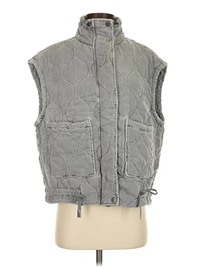 Pre-owned Zara Vest In Gray